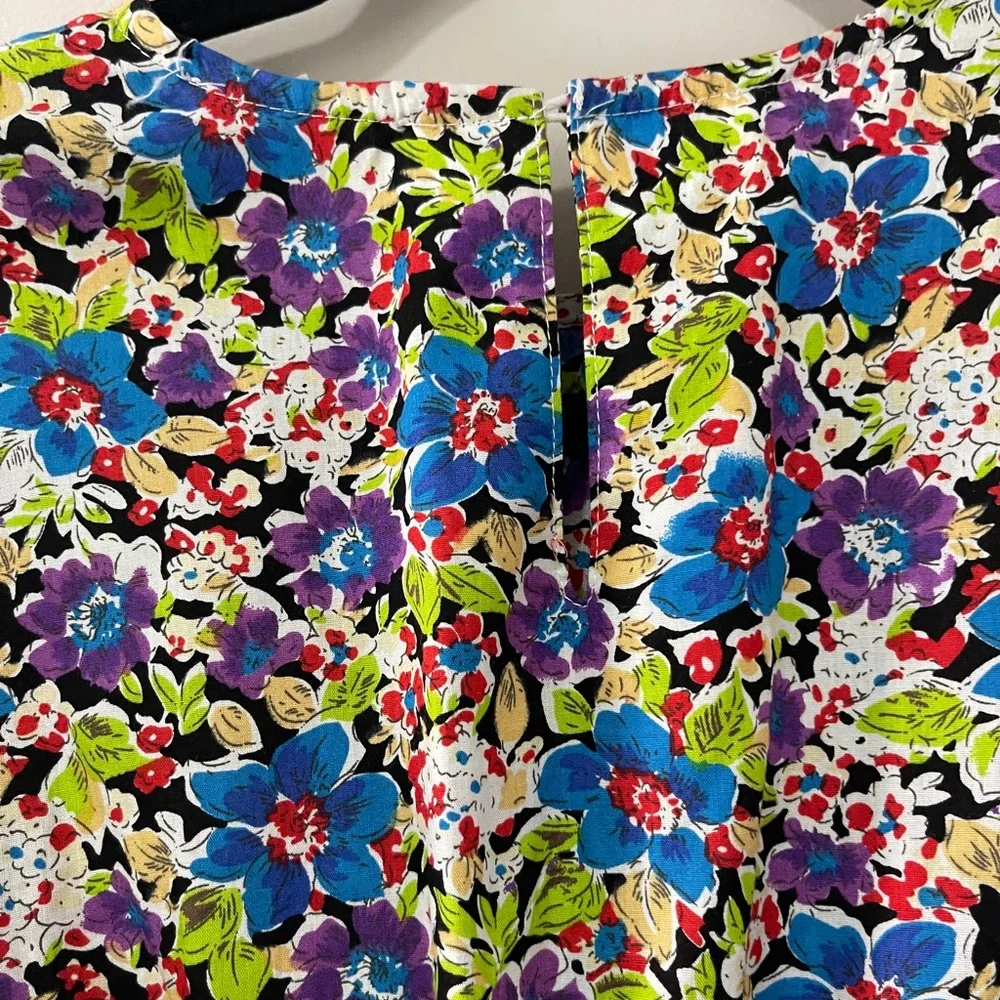 Melloday Womens Dress Size X-Small XS Multicolored Patchwork Floral NWT - Picture 8 of 15